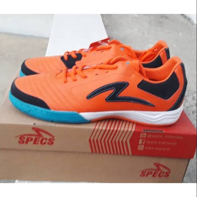 SEPATU FUTSAL SPECS ORI METASALA ROKKA IN ORANGE MURAH