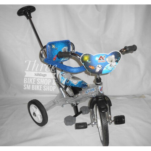 SEPEDA RODA TIGA ANAK ALFREX SANDARAN CHROME