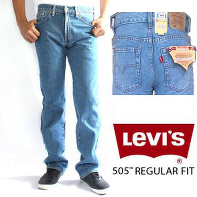 Diskon Celana Jeans Levis 505 - Hitam, 33 Terbaru