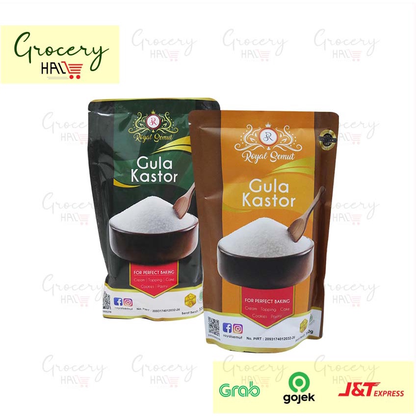 

ROYAL SEMUT - CASTER SUGAR 500 GRAM - GULA KASTOR - CASTOR SUGAR