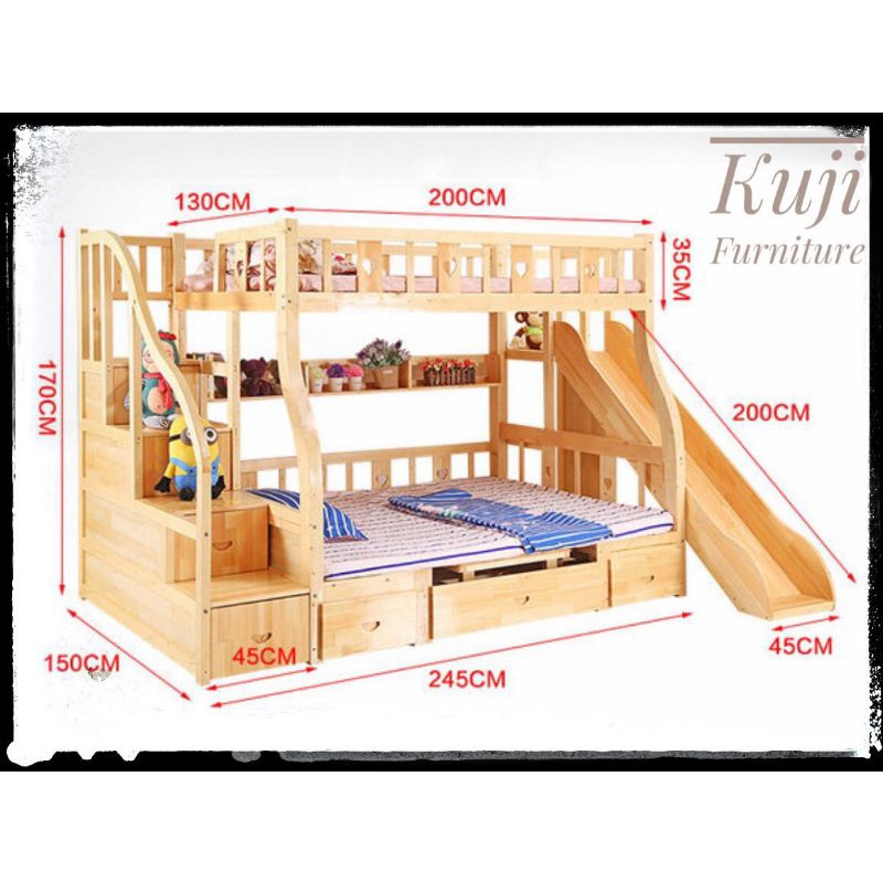 TEMPAT TIDUR TINGKAT PLUS PEROSOTAN