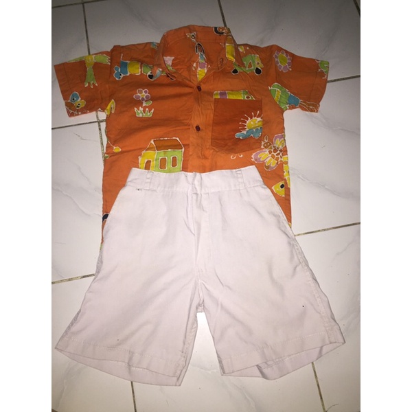 setelan seragam Tk ,preloved