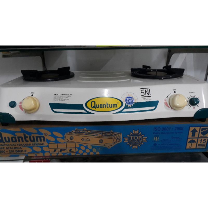 Kompor gas timer 2 tungku quantum QGC 201 DEP