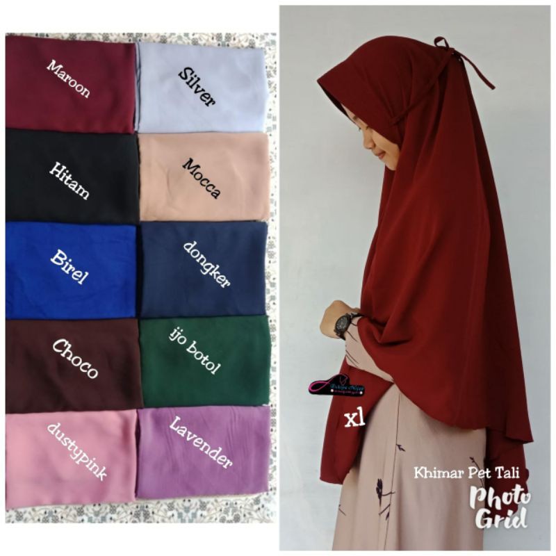 Khimar wolfis pet tali (XL)