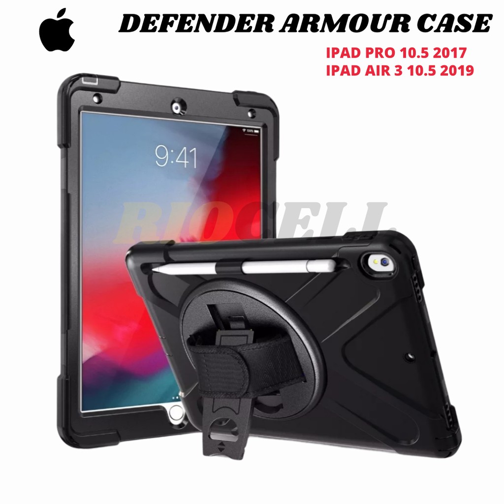 Case iPad Pro 10.5 / Air 3 10.5 Defender Stand Case PEN HOLDER