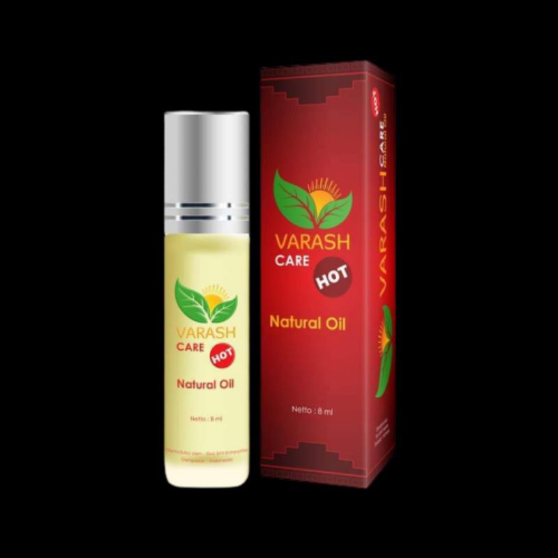 Varash Roll on care HOT 8ml Minyak angin, berkhasiat untuk mengatasi mual,pusing,salah urat,masuk an