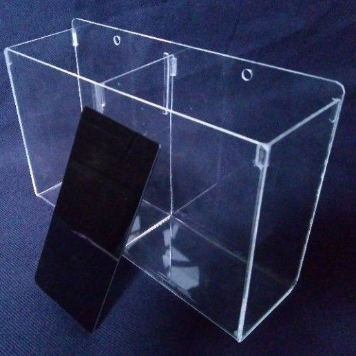 soliter akrilik gantung dinding 2 kamar PLT 25x7x15