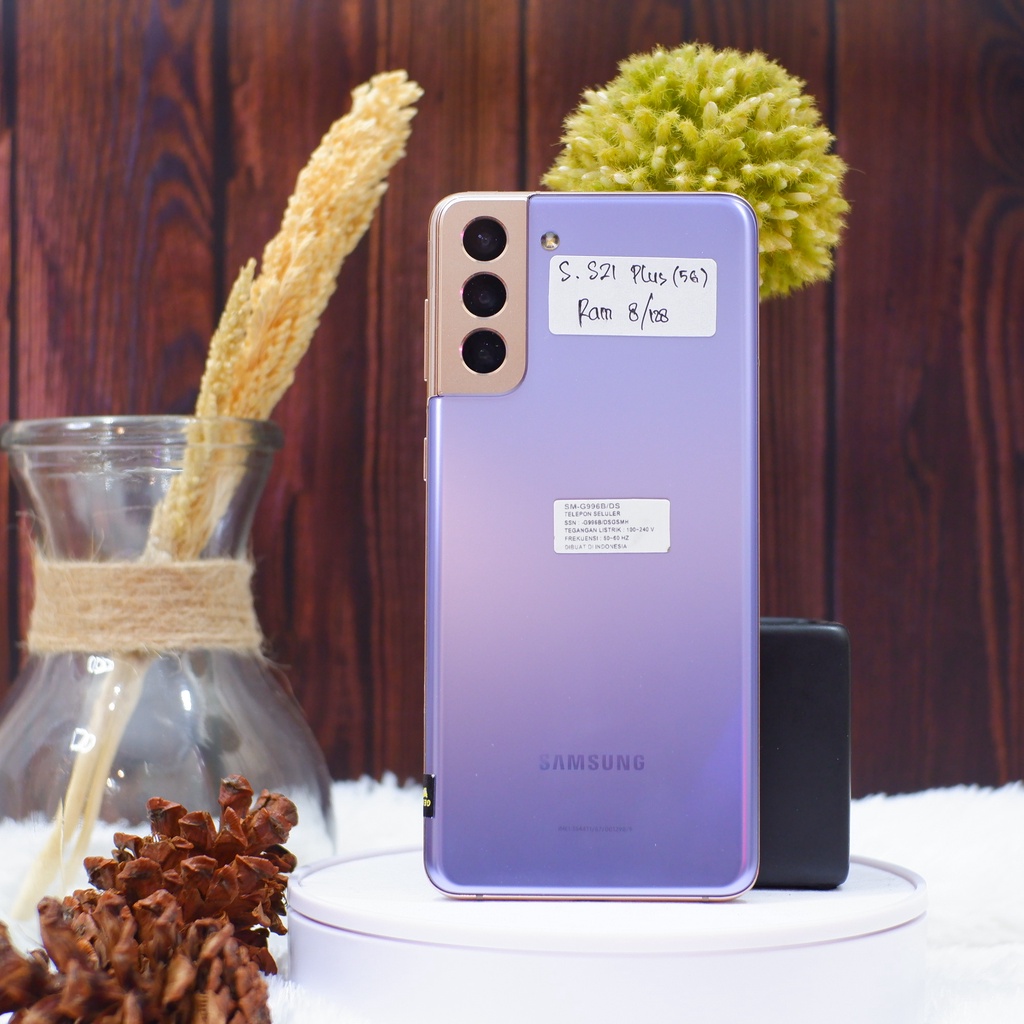 Samsung S21 Plus (5G) 8/128 GB Fullset- Hp Bekas Second