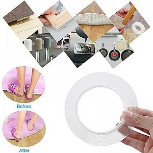 

Gilaa!!! Double Tape Lakban Bening Lakban Bisa Di Cuci Lakban Nano Tape #7Rhz7B Promo