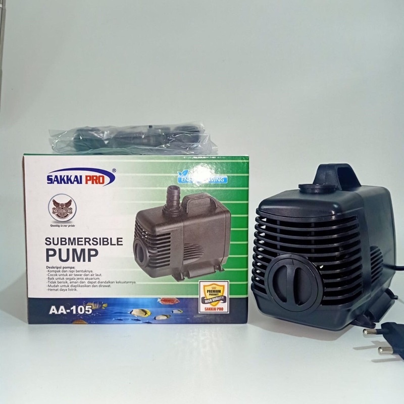 Submersible Pump AA-105 Sakkai Pro Pompa Aquarium Celup Pompa Akuarium Water Pump