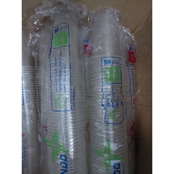 Gelas Cup Plastik PP 14 Oz Starindo 5gr