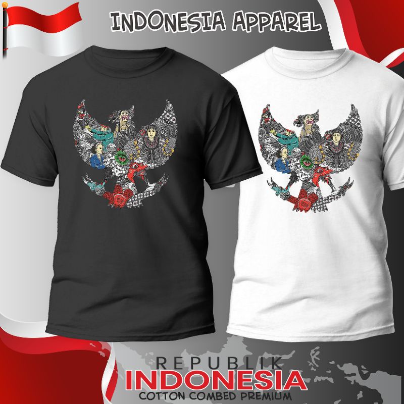 Jual KAOS AGUSTUSAN / KAOS INDONESIA / KAOS KEMERDEKAAN / KAOS MERDEKA