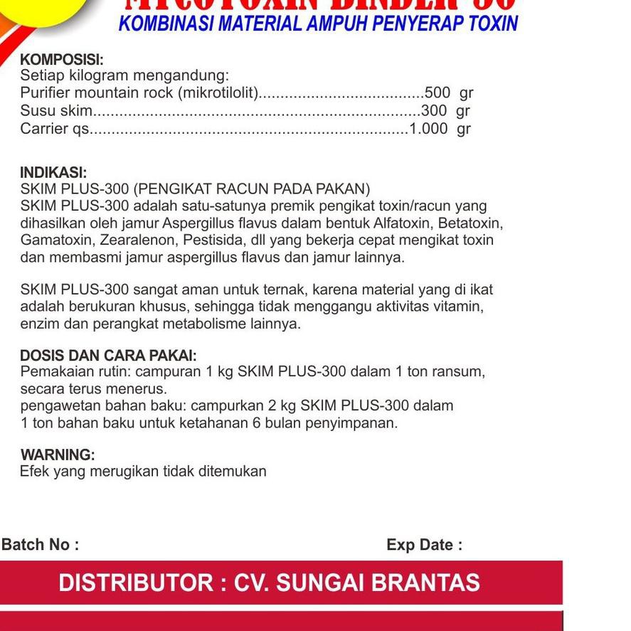 

Mycotoxin Binder - Anti Jamur [KODE BARANG 577]