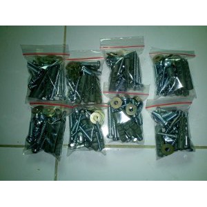 baut baut ring visher 1Set untuk pasang braket TV LED 17 65inchi Berkualitas