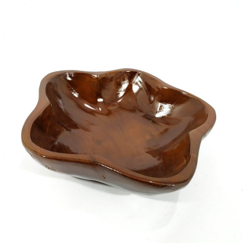 Jual Wadah Cemilan Makanan Permen Coklat Dan Asbak Rokok Kerajinan Kayu Jati