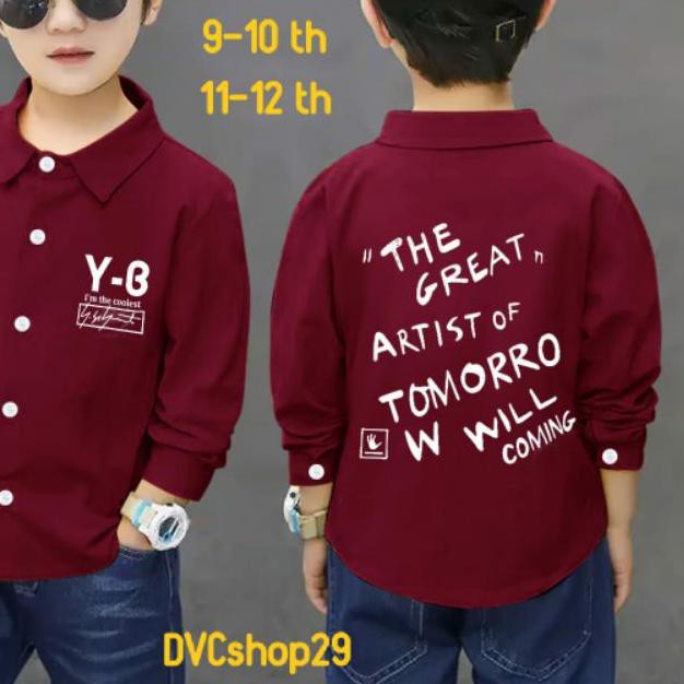 ➸ DVC 3-14 th/ kemeja COOLEST kids/ kemeja fashion/ kemeja anak laki laki/ kemeja anak/ kemeja impor