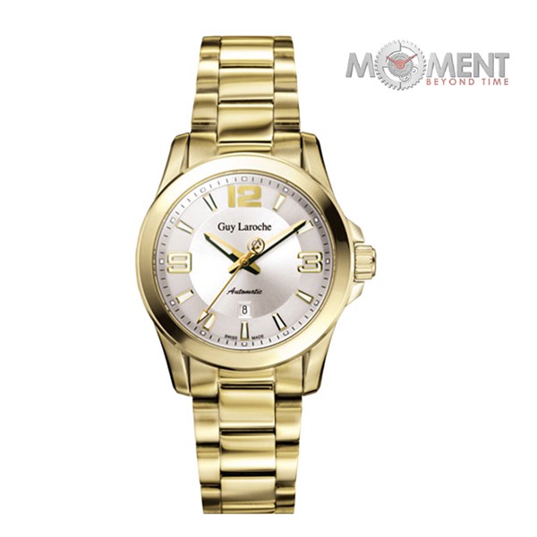 Guy Laroche GLM6078.05 Swiss Made - Jam Tangan Wanita - Stainlles Steel - Gold