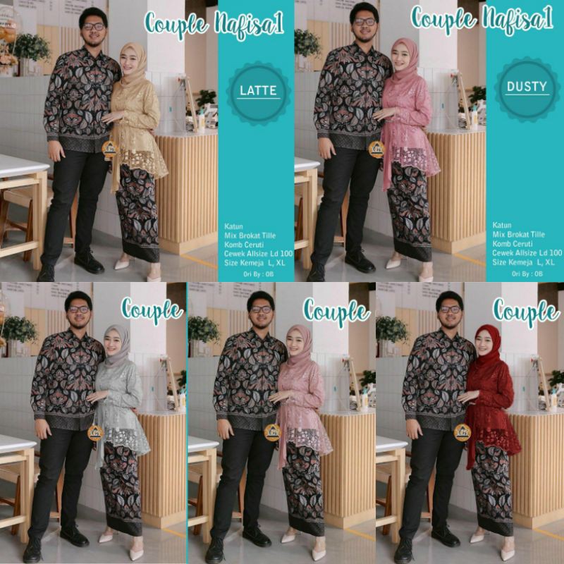 COUPLE BRUKAT COUPLE WISUDA BRUKAT KONDANGAN FREE JILBAB COUPLE BRUKAT COD