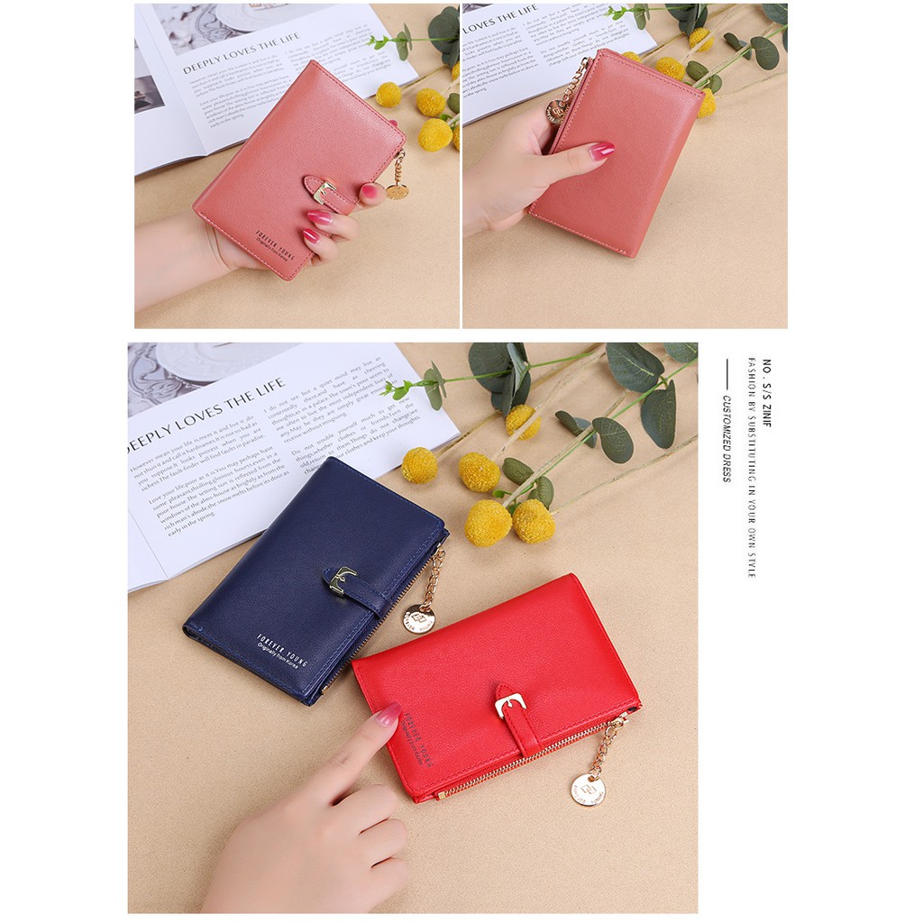 KhatinStore Dompet Panjang Premium Pria dan Wanita Import Premium wallet FOREVER YOUNG 4 IN 1 - 368