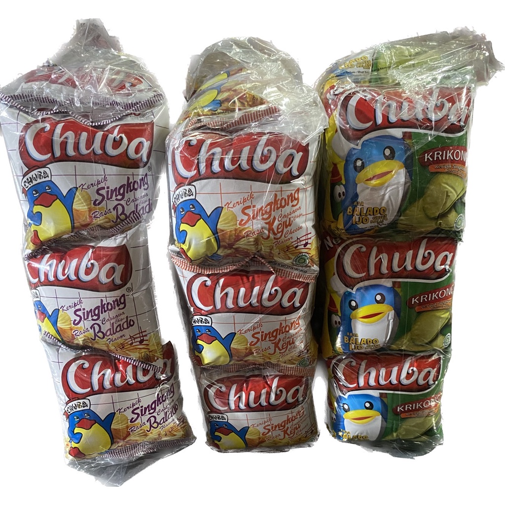 CHUBA - KERIPIK SINGKONG - BALADO - KEJU - BALADO IJO