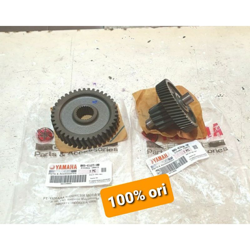 GEAR GIR GIGI RASIO NEW AEROX  ASLI ORI YAMAHA B65 E7211 10 &amp; B65 E7410 30