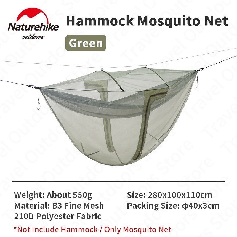 HAMMOCK MOSQUITO NET NATUREHIKE NH21DC00A // JARING HAMMOCK NATUREHIKE