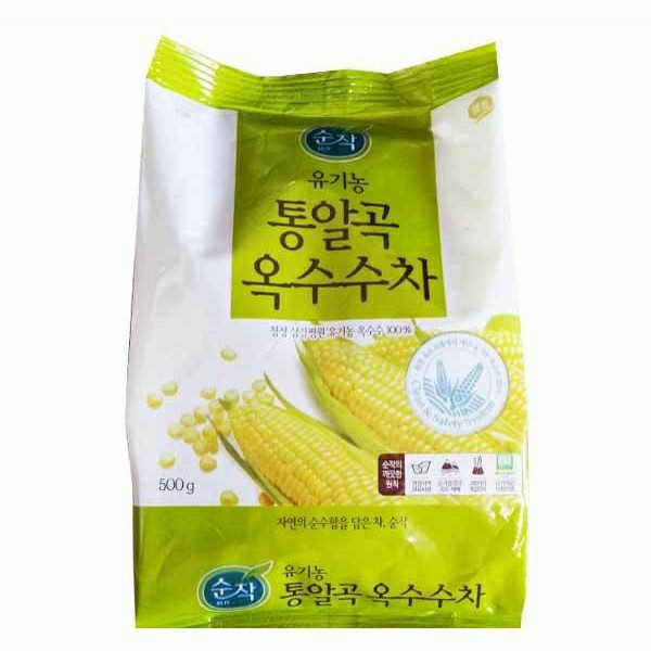 

(BISA COD) Pure Korea Roasted Corn Tea- Teh biji jagung utuh korea 500g