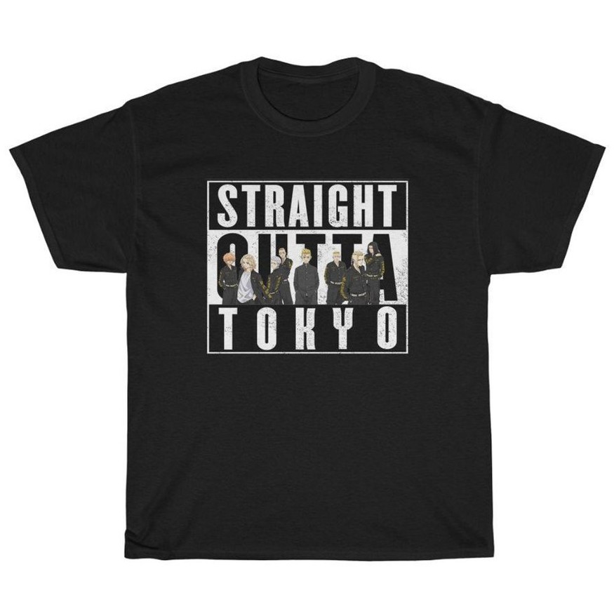 Tshirt Tokyo Manji Straight Outta Tokyo Anime Tokyo Revenger Manga Premium Unisex