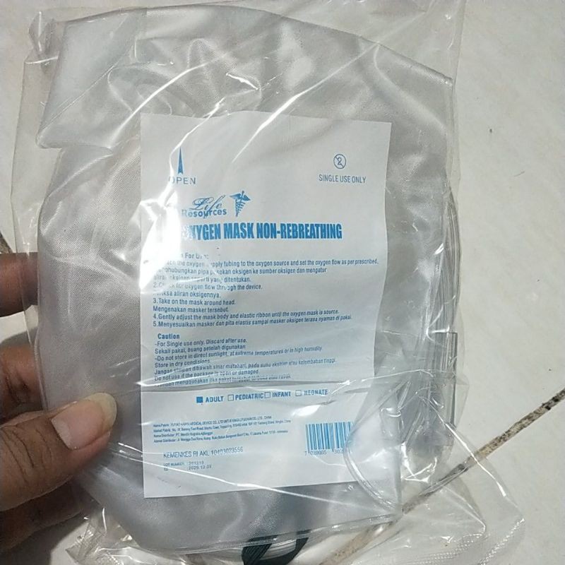 masker oxigen NRM