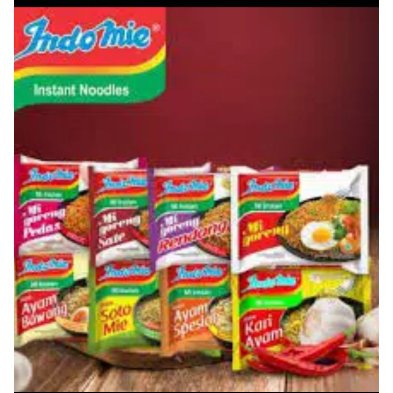 INDOMIE ALL RASA.SEDUS @40 BKS, SAMEDAY/INSTANT
