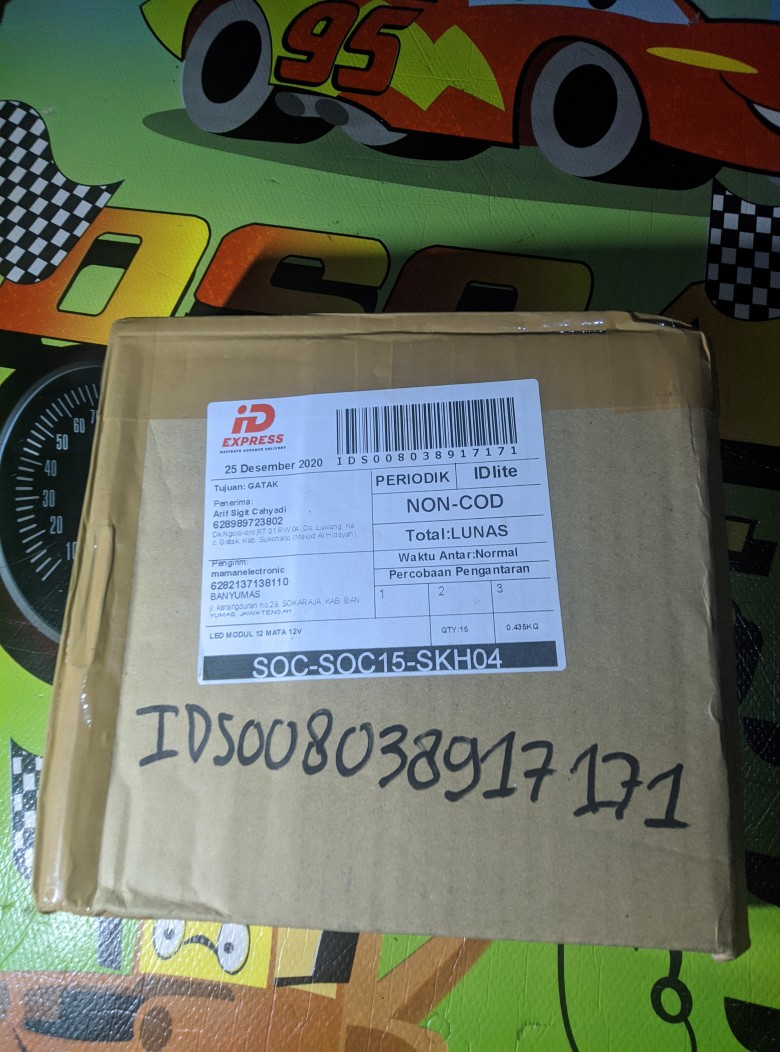 Led Modul 12 Mata Ultrasonic 12v