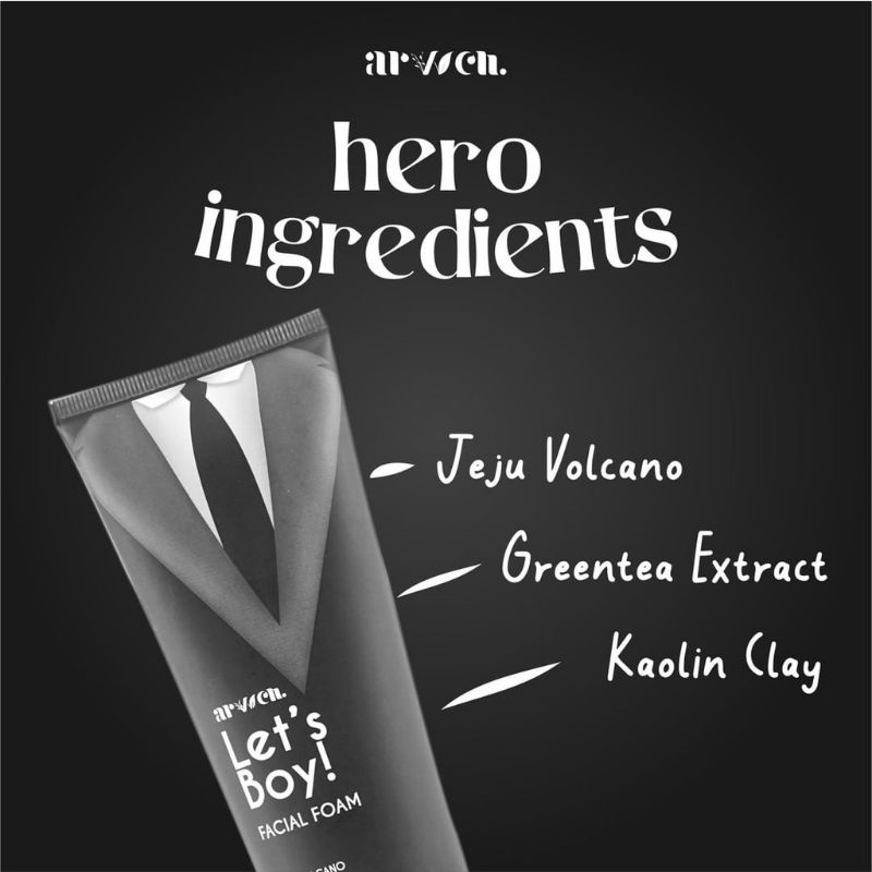 Arvven facial foam boy