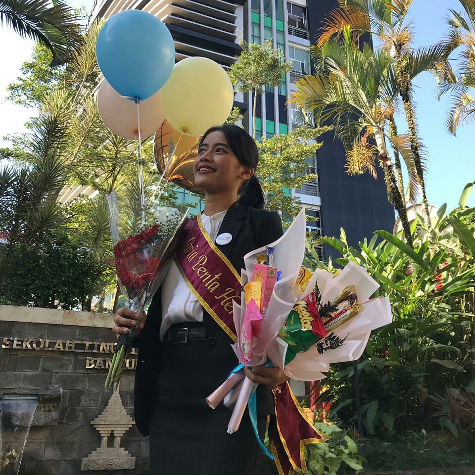 Slempang Wisuda Selempang Sidang Sash Kelulusan Bahan Satin