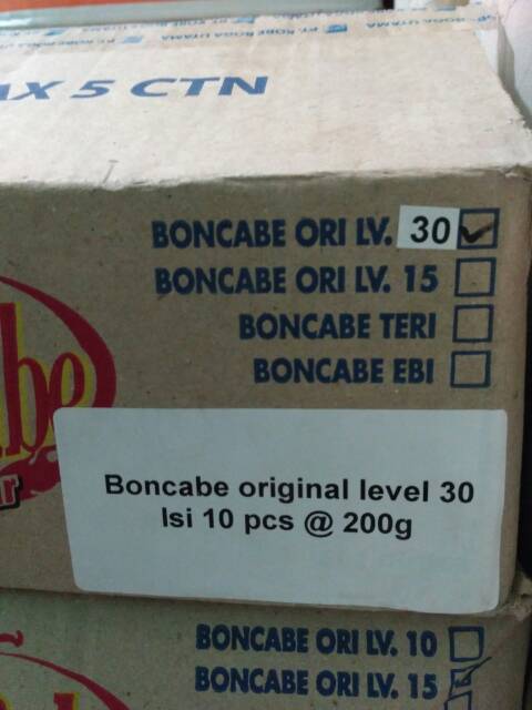 Bon cabe lv 30 kiloan