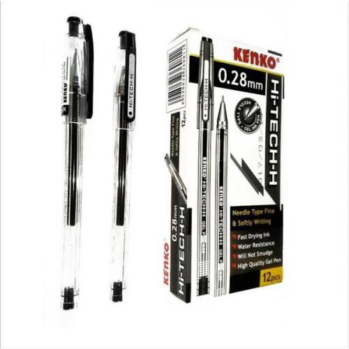 

PULPEN/ GEL PEN KENKO HITECH 0,28 MM GEL HITAM