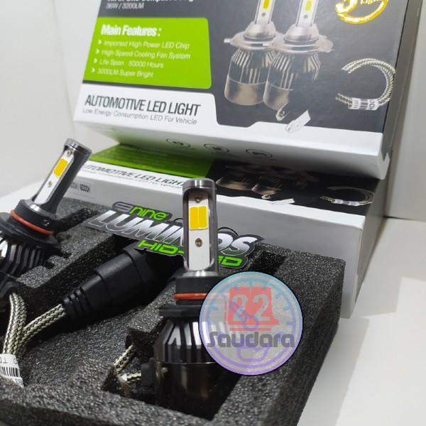 LAMPU MOBIL HB3/HB4 3 WARNA X9 ECO9 LUMINOS LED 3 COLOR