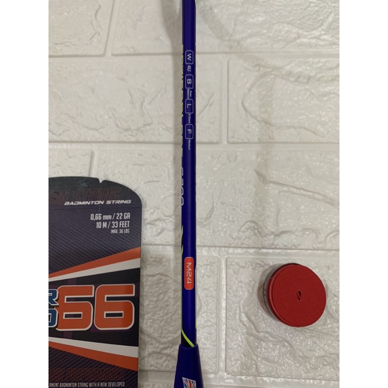 Raket Badminton Carlton Powerblade C200 +Grip Original