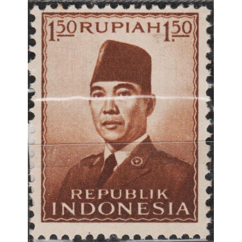 

Perangko Filateli D35 - Indonesia MNH 1v 1951 Presiden Soekarno - 83