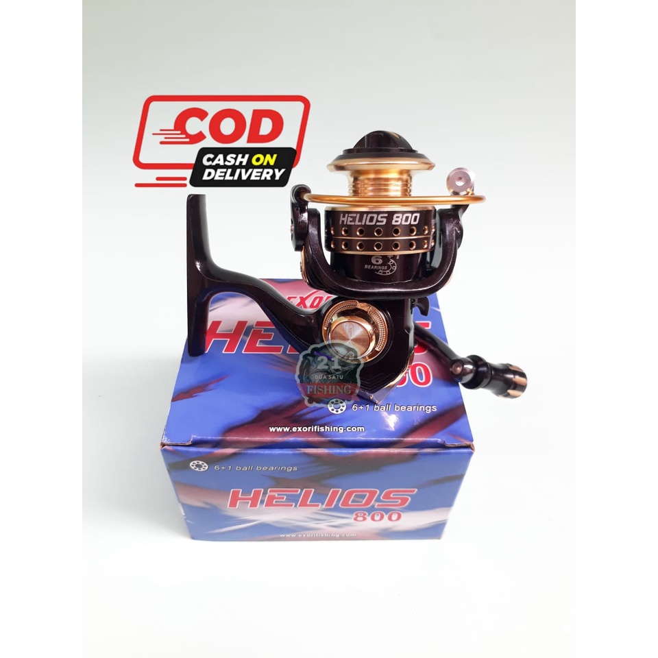 Rel Casting Exori Helios 800 1000 Power Handle Reel Kuat/Rell Sungai