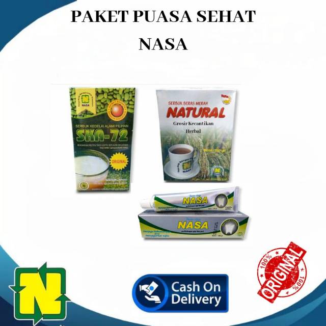 

[COD]Paket Puasa Sehat (SKAO-SBMN-PGN) Original Herbal Nasa