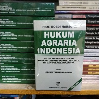 Jual Hukum Agraria Indonesia Sejarah Pembentukan Undang-undang Pokok ...