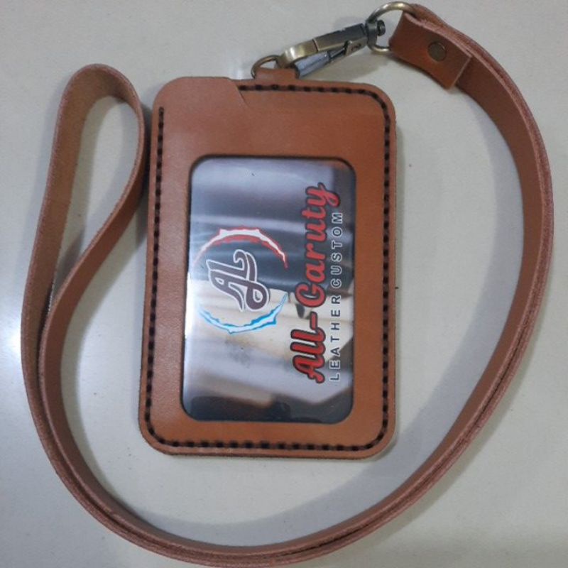 id card / name tag kulit sapi