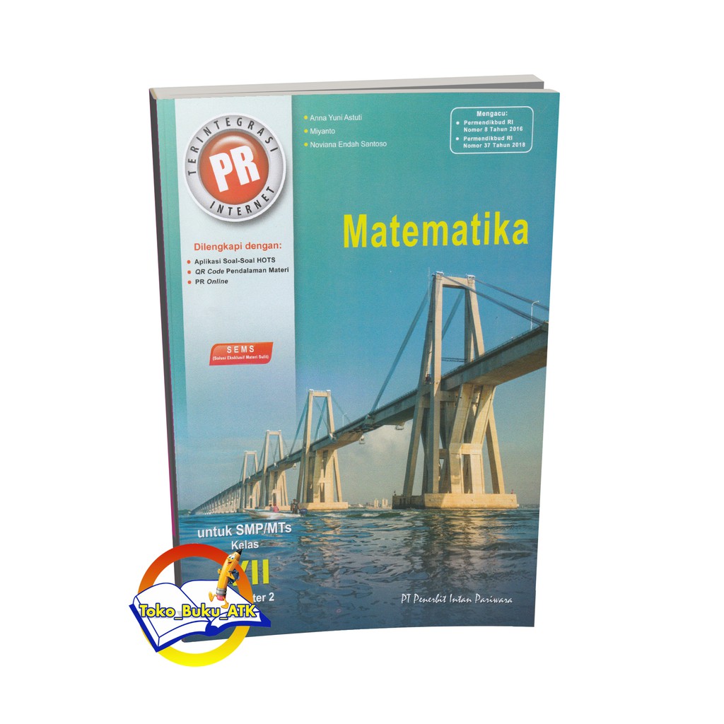 Buku Lks Pr Kelas 7 Matematika Semester 2 Intan Pariwara Shopee