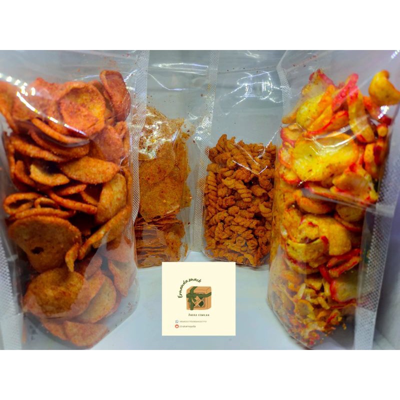 

Ernanda Snack (Snack Serba Pedas) Grandmaster Packaging 4 Varian