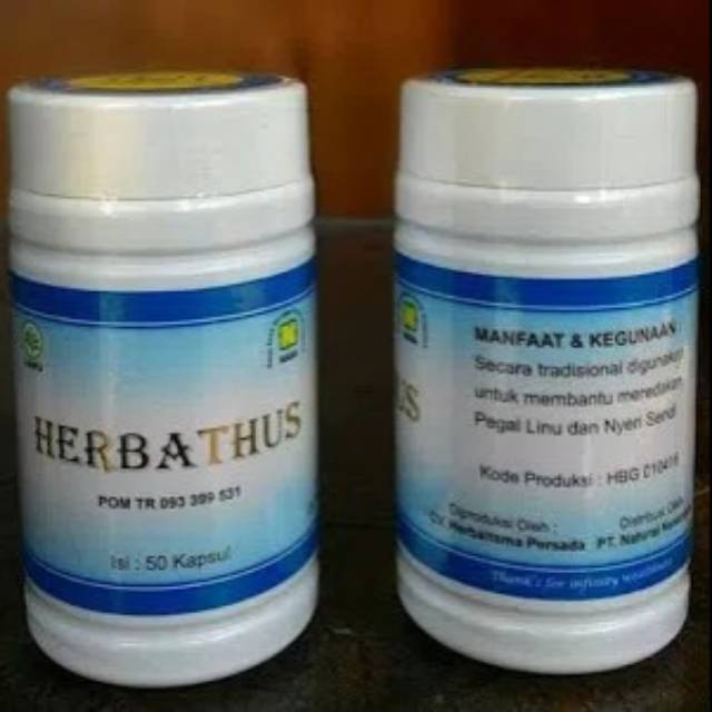 HERBATHUS ORIGINAL ASLI NASA - OBAT HERBAL ASAM URAT DAN REMATIK
