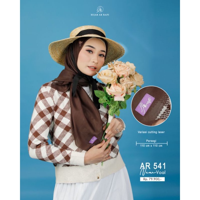 Hijab jilbab kerudung segiempat terlaris by Arrafi ori