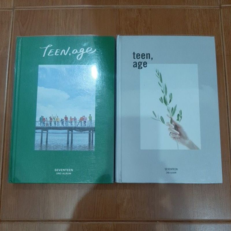 album only teen age teenage svt seventeen unsealed official white green