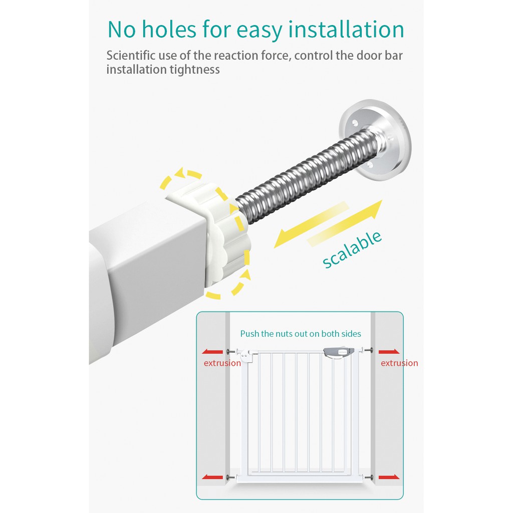 MM-167 Pagar Pengaman Bayi Anak/Safty Gate/Pagar Pintu Tangga/Pembatas Ruangan