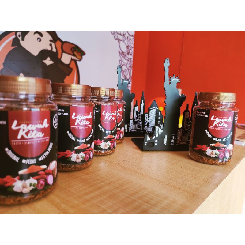 

sambal tabur kembaran boncabe 130gr teri bawang sambal premium