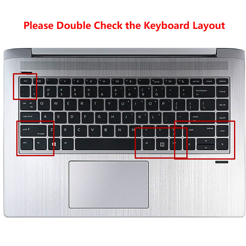 Cover Pelindung Keyboard Laptop Bahan Silikon Ultra Tipis Untuk Hp Zhan 66pro Probook 440g3 / G5 430g5 14 &quot;